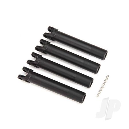 Traxxas Half Shafts, Outer (Extended, Front Or Rear) (4)/ E-Clips (8) (For Use With #8995 Widemaxx Suspension Kit) (TRX8993A) Traxxas Half Shafts, Outer (Extended, Front Or Rear) (4)/ E-Clips (8) (For Use With #8995 Widemaxx Suspension Kit) (TRX8993A)