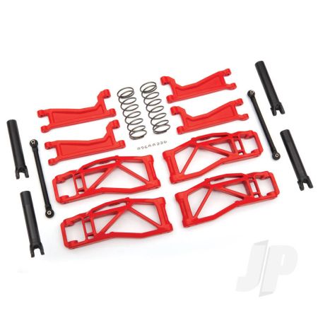 Traxxas Suspension Kit, Widemaxx, Red (Includes Front & Rear Suspension Arms, Front Toe Links, Rear Shock Springs) (TRX8995R) Traxxas Suspension Kit, Widemaxx, Red (Includes Front & Rear Suspension Arms, Front Toe Links, Rear Shock Springs) (TRX8995R)
