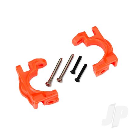 Traxxas Caster Blocks (C-Hubs), Extreme Heavy Duty, Orange (Left & Right)/ 3X32Mm Hinge Pins (2)/ 3X20Mm Bcs (2) (For Use With #9080 Upgrade Kit) (TRX9032T) Traxxas Caster Blocks (C-Hubs), Extreme Heavy Duty, Orange (Left & Right)/ 3X32Mm Hinge Pins (2)/ 3X20Mm Bcs (2) (For Use With #9080 Upgrade Kit) (TRX9032T)