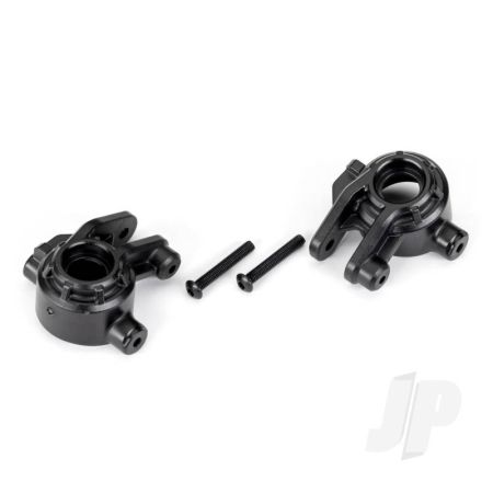 Traxxas Steering Blocks, Extreme Heavy Duty, Black (Left & Right)/ 3X20Mm Bcs (2) (For Use With #9080 Upgrade Kit) (TRX9037) Traxxas Steering Blocks, Extreme Heavy Duty, Black (Left & Right)/ 3X20Mm Bcs (2) (For Use With #9080 Upgrade Kit) (TRX9037)