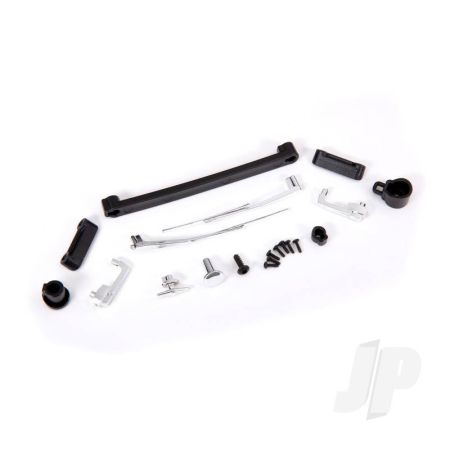 Traxxas Door Handles, Left, Right, And Rear/ Retainers (3)/ Windshield Wipers, Left & Right/ Retainer (1)/ Fuel Cap/ Fuel Flange/ Fuel Cap Mount/ 1.6X5 Bcs (Self-Tapping) (7)/ 2.6X8 Bcs (1) (TRX9115) Traxxas Door Handles, Left, Right, And Rear/ Retainers (3)/ Windshield Wipers, Left & Right/ Retainer (1)/ Fuel Cap/ Fuel Flange/ Fuel Cap Mount/ 1.6X5 Bcs (Self-Tapping) (7)/ 2.6X8 Bcs (1) (TRX9115)