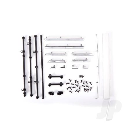 Traxxas Side Trim, Chevrolet Blazer (1972), Left & Right/ Rear Trim, Upper & Lower/ Retainers, Left, Right & Rear/ 2.6X8 Bcs (23)/ 1.6X5 Bcs (Self-Tapping) (5) (Fits #9111 Body) (TRX9117) Traxxas Side Trim, Chevrolet Blazer (1972), Left & Right/ Rear Trim, Upper & Lower/ Retainers, Left, Right & Rear/ 2.6X8 Bcs (23)/ 1.6X5 Bcs (Self-Tapping) (5) (Fits #9111 Body) (TRX9117)