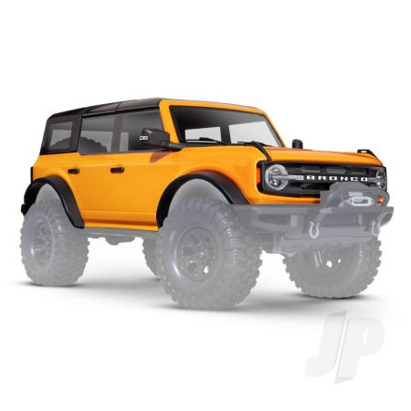 Traxxas Body, Ford Bronco (2021), Complete, Orange (Painted) (Includes Grille, Side Mirrors, Door Handles, Fender Flares, Windshield Wipers, Spare Tyre Mount, & Clipless Mounting) (Requires #8080X Inner Fenders) (TRX9211X) Traxxas Body, Ford Bronco (2021), Complete, Orange (Painted) (Includes Grille, Side Mirrors, Door Handles, Fender Flares, Windshield Wipers, Spare Tyre Mount, & Clipless Mounting) (Requires #8080X Inner Fenders) (TRX9211X)