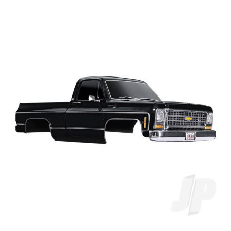 Traxxas Body, Chevrolet K10 Truck (1979), Complete, Black (Painted, Decals Applied) (Includes Grille, Side Mirrors, Door Handles, Windshield Wipers, & Clipless Mounting) (Requires #9288 Inner Fenders) (TRX9212X) Traxxas Body, Chevrolet K10 Truck (1979), Complete, Black (Painted, Decals Applied) (Includes Grille, Side Mirrors, Door Handles, Windshield Wipers, & Clipless Mounting) (Requires #9288 Inner Fenders) (TRX9212X)