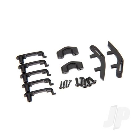 Traxxas Door Handles, Left & Right/ Trail Sights, Left & Right/ Trail Sight Retainers (2)/ 2.6X8 Bcs (4)/ 1.6X7 Bcs (Self-Tapping) (4) (Fits #9211 Body) (TRX9218) Traxxas Door Handles, Left & Right/ Trail Sights, Left & Right/ Trail Sight Retainers (2)/ 2.6X8 Bcs (4)/ 1.6X7 Bcs (Self-Tapping) (4) (Fits #9211 Body) (TRX9218)