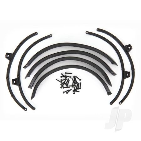 Traxxas Fender Flares, Front & Rear (2 Each)/ Flare Mounts (4)/ 2X8 Cs (24) (Fits #9211 Body) (TRX9227) Traxxas Fender Flares, Front & Rear (2 Each)/ Flare Mounts (4)/ 2X8 Cs (24) (Fits #9211 Body) (TRX9227)