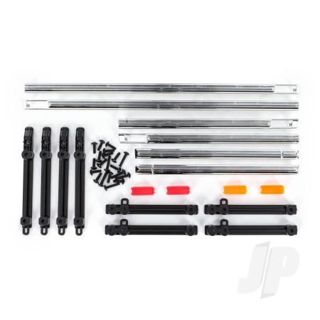 Traxxas Side Trim, Left & Right (Chrome)/ Led Lens/ 2.6X8Mm Bcs (14)/ 2.6X10Mm Bcs (6) (Fits #9230 Body) (TRX9231) Traxxas Side Trim, Left & Right (Chrome)/ Led Lens/ 2.6X8Mm Bcs (14)/ 2.6X10Mm Bcs (6) (Fits #9230 Body) (TRX9231)