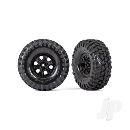 Traxxas Tyres And Wheels, Assembled, Glued (Trx-4 2021 Bronco 1.9' Wheels, Canyon Trail 4.6X1.9' Tyres) (2) (TRX9272) Traxxas Tyres And Wheels, Assembled, Glued (Trx-4 2021 Bronco 1.9' Wheels, Canyon Trail 4.6X1.9' Tyres) (2) (TRX9272)