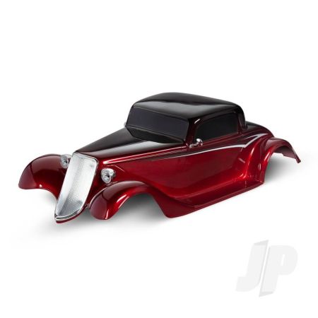 Traxxas Body, Factory Five '33 Hot Rod Coupe, Complete (Red) (Painted, Decals Applied) (Includes Front Grille, Side Mirrors, Headlights, Tail Lights, Foam Pads) (TRX9333R) Traxxas Body, Factory Five '33 Hot Rod Coupe, Complete (Red) (Painted, Decals Applied) (Includes Front Grille, Side Mirrors, Headlights, Tail Lights, Foam Pads) (TRX9333R)