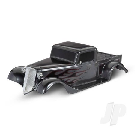 Traxxas Body, Factory Five '35 Hot Rod Truck, Complete (Graphite) (Painted, Decals Applied) (Includes Front Grille, Side Mirrors, Headlights, Tail Lights, Foam Pads) (TRX9335X) Traxxas Body, Factory Five '35 Hot Rod Truck, Complete (Graphite) (Painted, Decals Applied) (Includes Front Grille, Side Mirrors, Headlights, Tail Lights, Foam Pads) (TRX9335X)