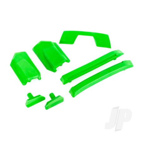 Traxxas Body Reinforcement Set, Green / Skid Pads (Roof) (Fits #9511 Body) (TRX9510G)
