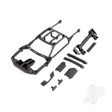 Traxxas Body Support (Assembled With Front Mount & Rear Latch) / Skid Pads (Roof) (Left & Right) (TRX9513X) Traxxas Body Support (Assembled With Front Mount & Rear Latch) / Skid Pads (Roof) (Left & Right) (TRX9513X)