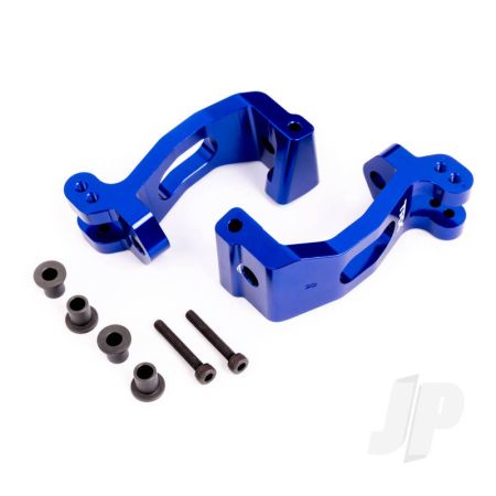 Traxxas Caster Blocks (C-Hubs), 6061-T6 Aluminium (Blue-Anodised), Left & Right/ Kingpin Bushings (4) (TRX9532X) Traxxas Caster Blocks (C-Hubs), 6061-T6 Aluminium (Blue-Anodised), Left & Right/ Kingpin Bushings (4) (TRX9532X)