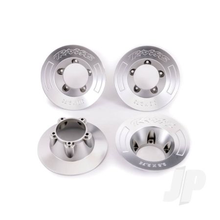 Traxxas Wheel Covers, Satin Chrome (4) (Fits #9572 Wheels) (TRX9568X) Traxxas Wheel Covers, Satin Chrome (4) (Fits #9572 Wheels) (TRX9568X)