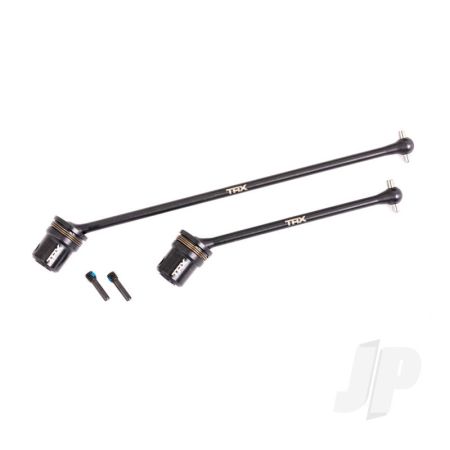 Traxxas Driveshafts, Center, Assembled (Steel Constant-Velocity), Front (1)/ Rear (1) (Fits Sledge) (TRX9655X) Traxxas Driveshafts, Center, Assembled (Steel Constant-Velocity), Front (1)/ Rear (1) (Fits Sledge) (TRX9655X)