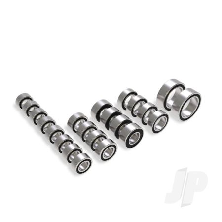 Traxxas Ball Bearing Set, Black Rubber Sealed, Complete (3X6X2.5Mm (8), 5X8X2.5Mm (4), 4X8X3Mm (4), 8X12X3.5Mm (2), 3.5X7X2.5Mm (4)) (TRX9745X) Traxxas Ball Bearing Set, Black Rubber Sealed, Complete (3X6X2.5Mm (8), 5X8X2.5Mm (4), 4X8X3Mm (4), 8X12X3.5Mm (2), 3.5X7X2.5Mm (4)) (TRX9745X)