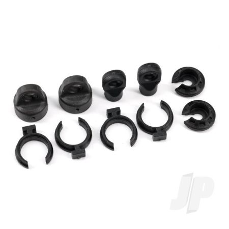 Traxxas Shock Cap (2)/ Spring Perch (2)/ Rod End (2)/ Spring Preload Spacer (4) (TRX9762A) Traxxas Shock Cap (2)/ Spring Perch (2)/ Rod End (2)/ Spring Preload Spacer (4) (TRX9762A)