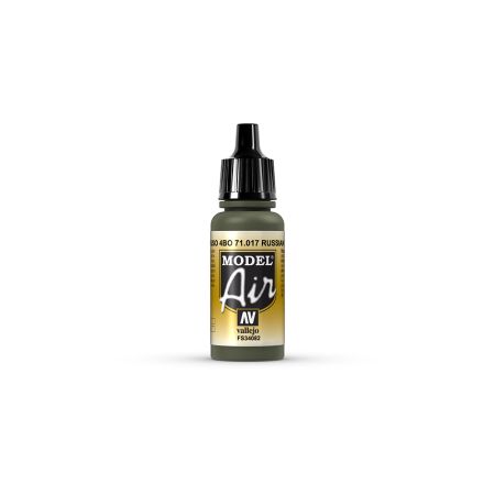 AV Vallejo Model Air 17ml - Russian Green 4BO AV Vallejo Model Air 17ml - Russian Green 4BO