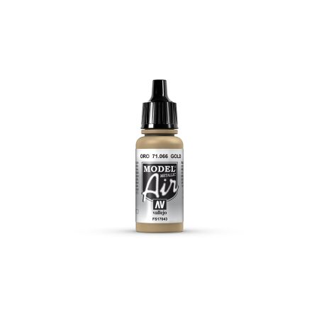 AV Vallejo Model Air 17ml - Gold (Metallic) AV Vallejo Model Air 17ml - Gold (Metallic)
