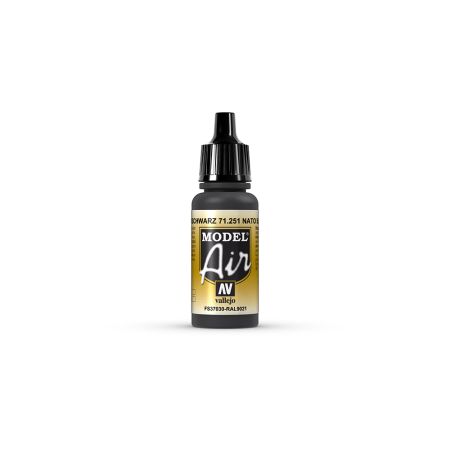 AV Vallejo Model Air 17ml - NATO Black AV Vallejo Model Air 17ml - NATO Black