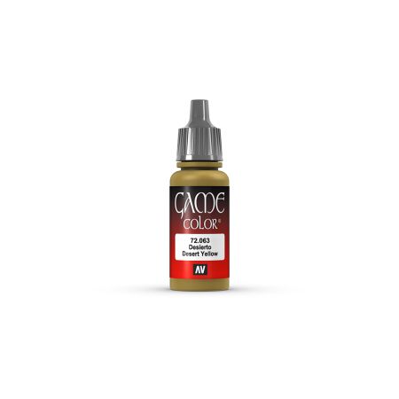 AV Vallejo Game Color 17ml - Desert Yellow AV Vallejo Game Color 17ml - Desert Yellow