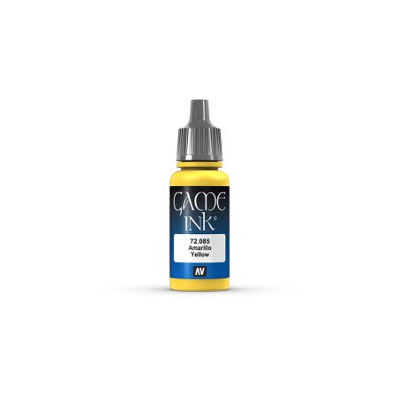 AV Vallejo Game Color Game Ink 17ml - Inky Yellow AV Vallejo Game Color Game Ink 17ml - Inky Yellow