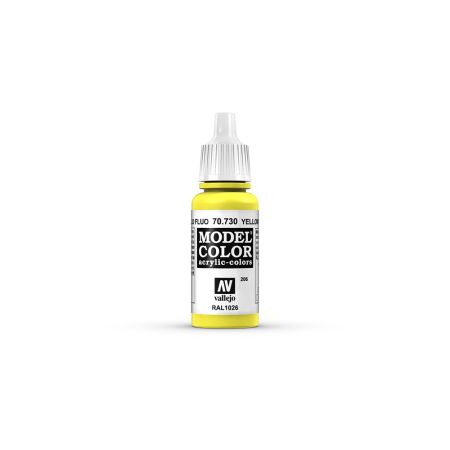 AV Vallejo Model Color 17ml - Fluorescent Yellow AV Vallejo Model Color 17ml - Fluorescent Yellow