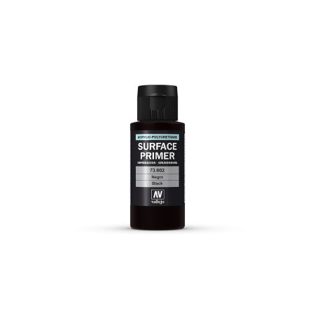AV Vallejo Polyurethane - Primer Black 60ml AV Vallejo Polyurethane - Primer Black 60ml