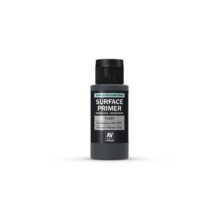 AV Vallejo Polyurethane - Primer German Panzer Grey (RAL 7021) 60ml AV Vallejo Polyurethane - Primer German Panzer Grey (RAL 7021) 60ml