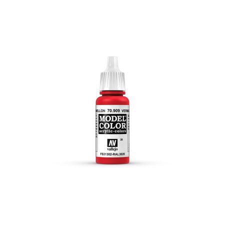 AV Vallejo Model Color 17ml - Vermillion AV Vallejo Model Color 17ml - Vermillion