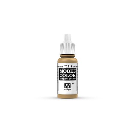 AV Vallejo Model Color 17ml - Green Ochre AV Vallejo Model Color 17ml - Green Ochre