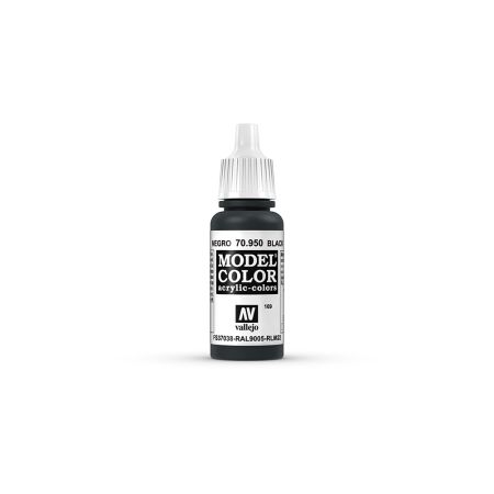 AV Vallejo Model Color 17ml - Matt Black AV Vallejo Model Color 17ml - Matt Black