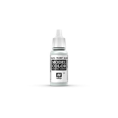 AV Vallejo Model Color 17ml - Metallic Silver AV Vallejo Model Color 17ml - Metallic Silver