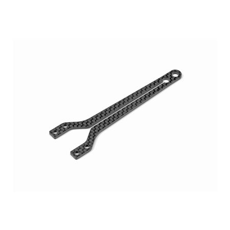 Xray X4 Graphite Upper Deck - Split Front - 2.0mm (XR301072) Xray X4 Graphite Upper Deck - Split Front - 2.0mm (XR301072)