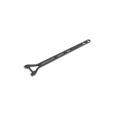Xray X4F'25 Graphite Upper Deck - Split Rear - 2.0mm (XR301084)