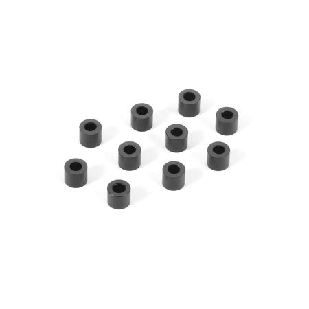 Xray Alu Shim 3X6X5.0mm - Black (10) (XR303126-K)