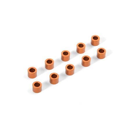 Xray Alu Shim 3X5X4.0mm - Orange (10) (XR303144-O)