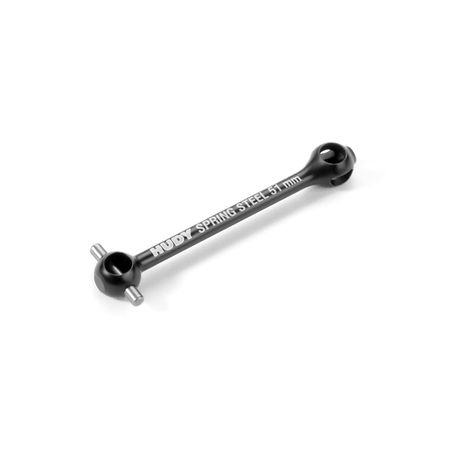 Xray ECS (Es) Drive Shaft 51mm For 2mm Pin - Hudy Spring Steelâ„¢ (1) (XR305221)