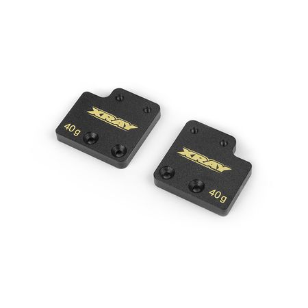 Xray Short Lipo Balancing Chassis Weight 40G (2) (XR309861)