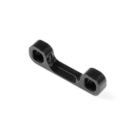 Xray Alu Rear Lower 1-Piece Suspension Holder - Front - Black - Rf (XR333714)