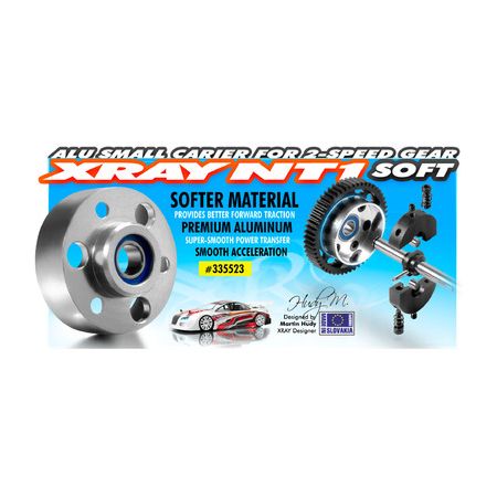 Xray Alu Small Carrier For 2-Speed Gear (2Nd) + Ball-Bearing - Soft (XR335523) Xray Alu Small Carrier For 2-Speed Gear (2Nd) + Ball-Bearing - Soft (XR335523)