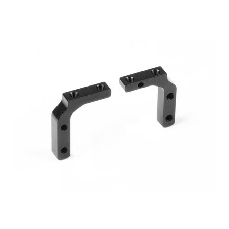 Xray Alu Steering Servo Mount - Black - Swiss 7075 T6 (2) (XR336131)