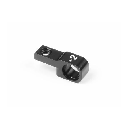 Xray Alu Lower Front Suspension Holder +2mm (1) - Black - 7075 T6 (XR342714) Xray Alu Lower Front Suspension Holder +2mm (1) - Black - 7075 T6 (XR342714)