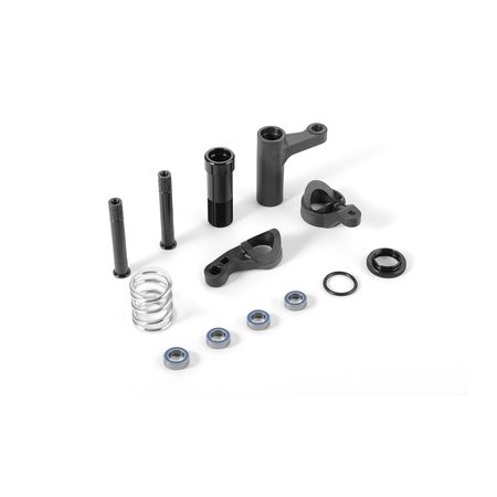 Xray XB8'16 Servo Saver Complete Set - Graphite (XR352505) Xray XB8'16 Servo Saver Complete Set - Graphite (XR352505)