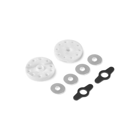 Xray 2-Way Flow Delrin Shock Piston 8-H. (1.3mm) & 2-H. (1.2mm) (2) (XR358031)