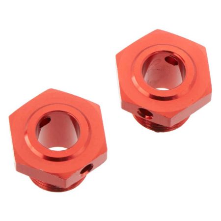 Arrma Wheel Hex Aluminum 17mm/13.6mm  Red (2)
