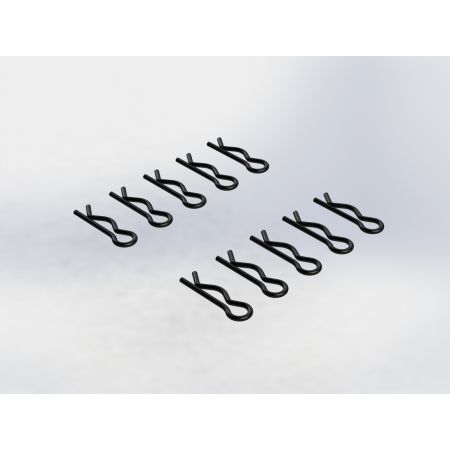 Arrma Body Clip Large Black (10) Arrma Body Clip Large Black (10)