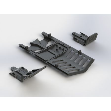 Arrma Skidplate Front/Rear/Center Set Nero Arrma Skidplate Front/Rear/Center Set Nero