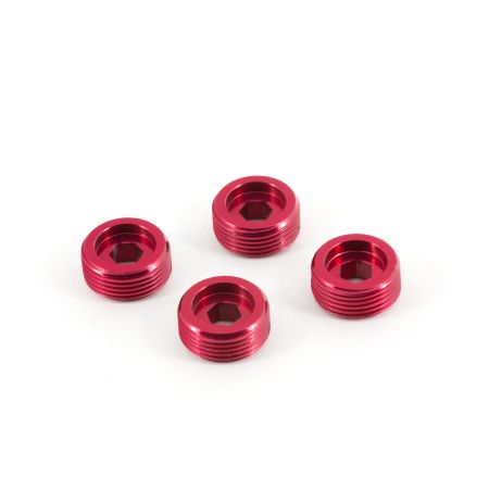 Arrma Nut Front Hub Aluminum Red (4) Arrma Nut Front Hub Aluminum Red (4)