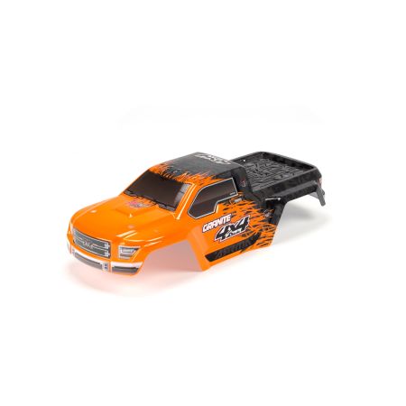 Arrma Body Painted/Decal Orange GRANITE 4x4 BLX Arrma Body Painted/Decal Orange GRANITE 4x4 BLX